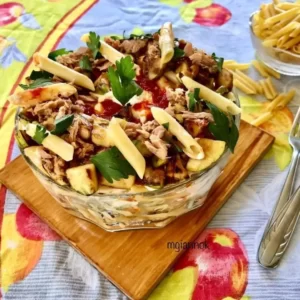 Μακαρονοσαλάτα με τόνο για βραδυνό